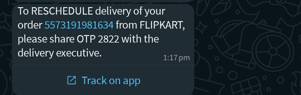 Ramith_'s tweet photo. @_Kalyan_K @BadriHemant @delhivery @help_delhivery @flipkartsupport OTP is not shared and I didn't receive any call but the shipment is rescheduled. Service are worst. Making statements saying you are innovating but can't even handle customer team with worst management. You people support sucks. Have some shame to make customer wait for no reason https://t.co/yBgcGv6mmW