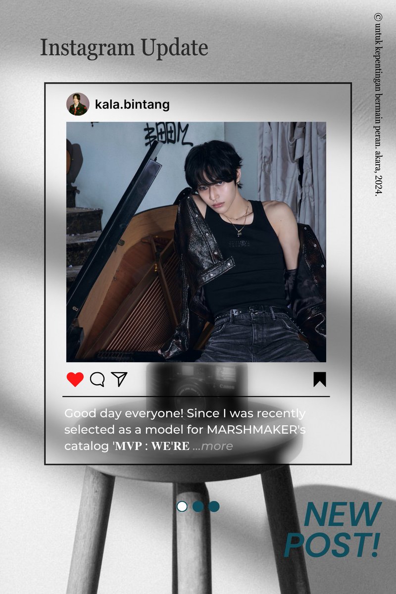BASlRAH's tweet image. ㅤ
ㅤ
📸 𝐈𝐍𝐒𝐓𝐀𝐆𝐑𝐀𝐌 

𝗸𝗮𝗹𝗮.𝗯𝗶𝗻𝘁𝗮𝗻𝗴 posted new photos:
Good day everyone! Since I was recently selected as a model for MARSHMAKER (@marshagouw)'s catalog '𝐌𝐕𝐏 : 𝐖𝐄'𝐑𝐄 𝐂𝐇𝐀𝐍𝐆𝐈𝐍𝐆 𝐓𝐇𝐄 𝐆𝐀𝐌𝐄'

ㅤ