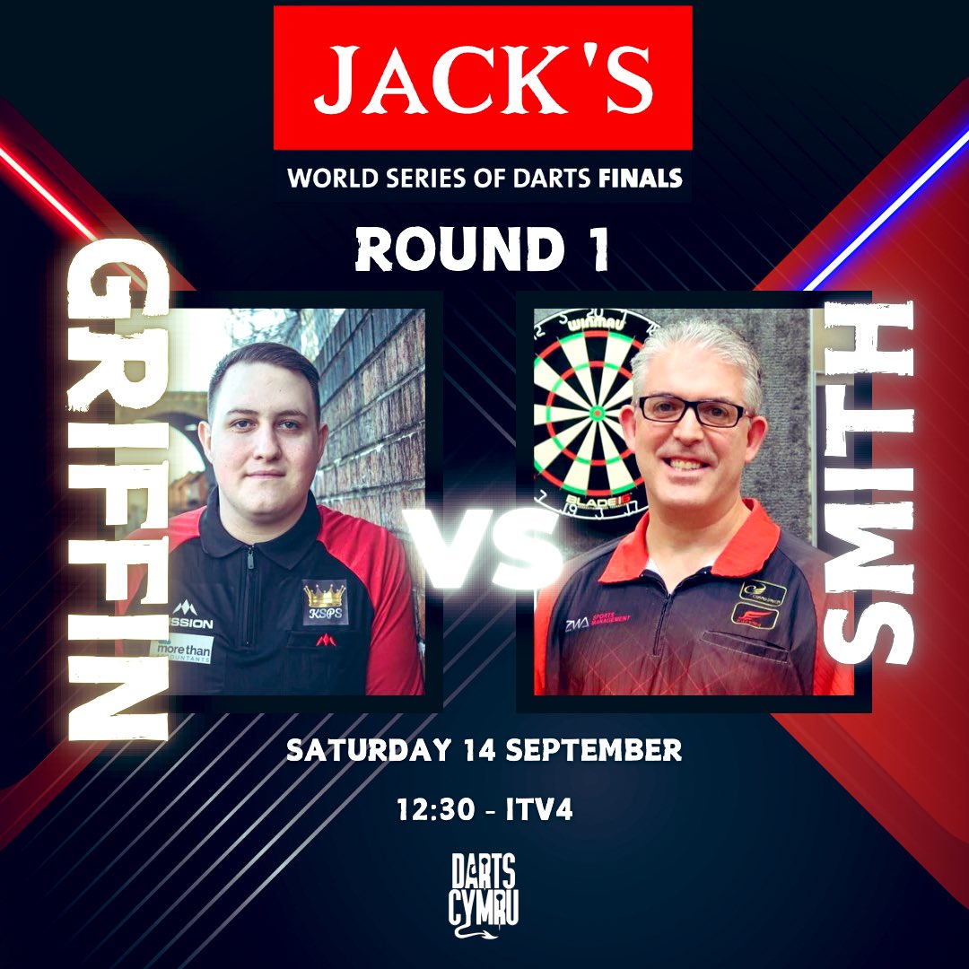 Massive occasion for Rhys Griffin this afternoon in what is undoubtedly the biggest match of his career to date. 

He’ll hope to recreate the form which saw him come through the Tour Card Holder Qualifier beating the likes of Ratajski &amp; Veenstra to make it to Amsterdam. 

🎯🏴󠁧󠁢󠁷󠁬󠁳󠁿