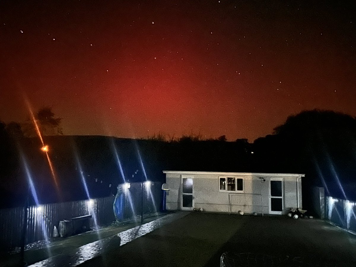 #northenlights black mountains south wales