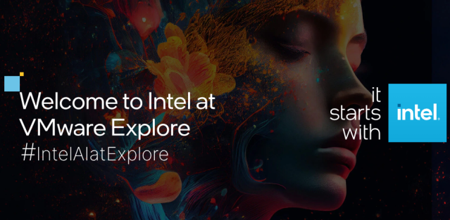 GenTekSolutions's tweet photo. Check out everything Intel is doing at VMware Explore Las Vegas this year — including 22 sessions in our theater, 7 sessions in the main event, 11 demos, and more. #IAmIntel https://t.co/mrcjvVlzLF https://t.co/5g6ts8qKLh