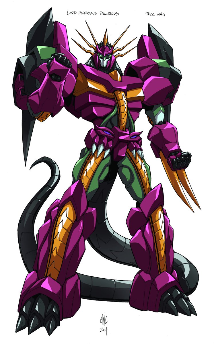 ptsinclair06's tweet image. Ok, while I am thinking about it. I&apos;ll just pull them up now... Lord Imperius Delirious and Medusa. 2 of the 4 Destructicons! @CaseyWColler on art.