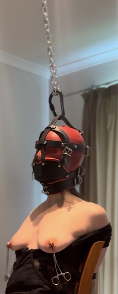 Because I was a good obedient faceless fuck toy,  Master rewarded me. Second photo was part of my reward. Master made sure I I could feel my nipples when anything slightly brushed against them