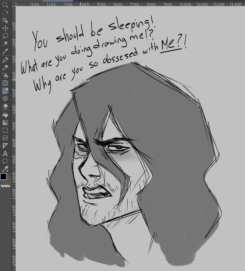 cant sleep... Aizawa shota sketch