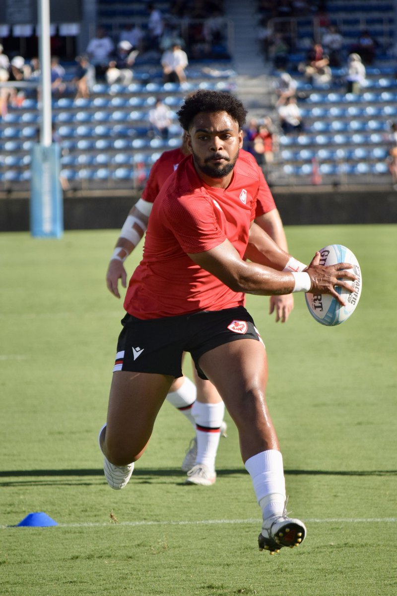 RugbyCanada's tweet photo. Warm up ✅

#RugbyCA | #OneSquad https://t.co/64kbSvnFMA