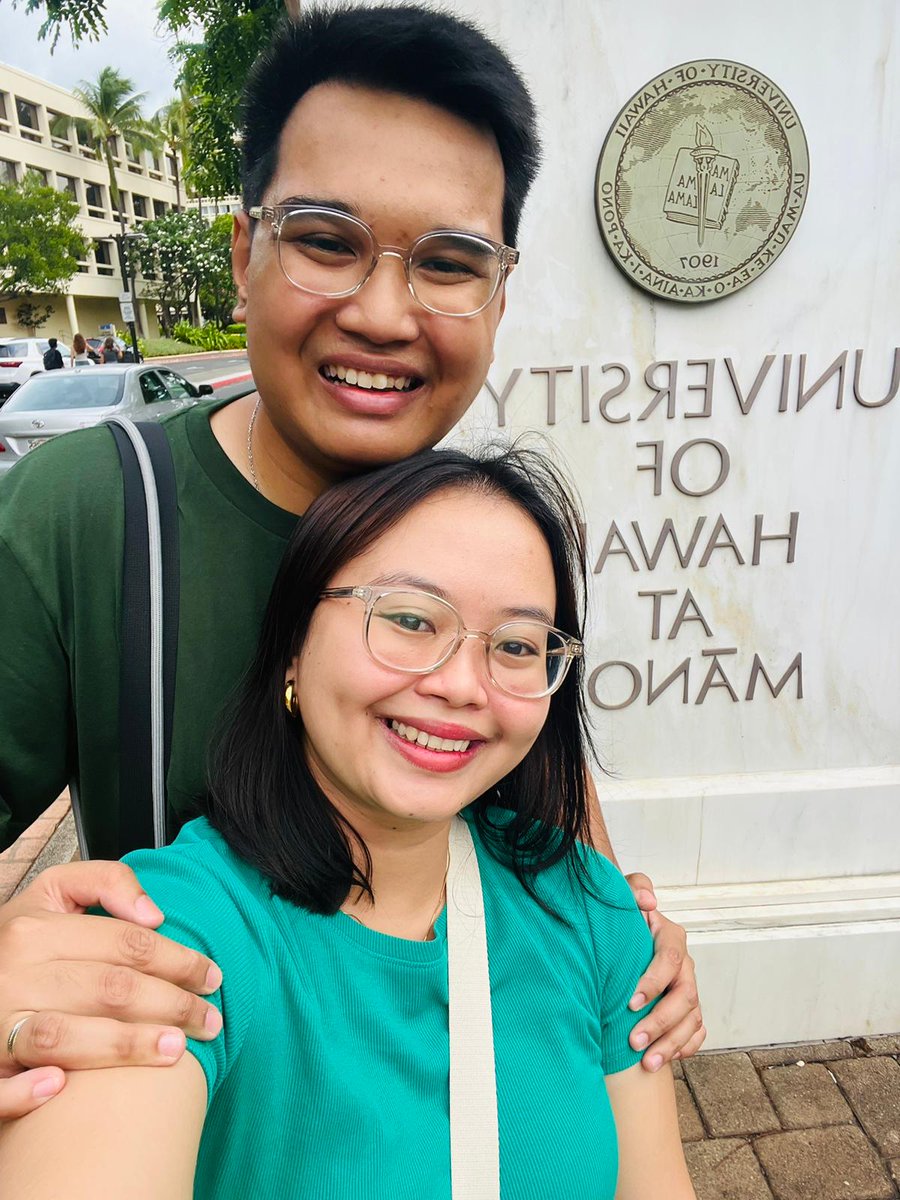 I’m excited to share that I’ve started my PhD journey in Educational Psychology at the University of Hawai'i at Mānoa! 

We’re looking forward to embarking on this new chapter of our lives! #HappyAlohaFriday