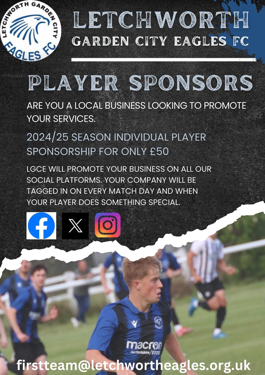 LGCEaglesFC's tweet image. ✍️ NEW SIGNING ✍️ 

Another new player for the eagles this season is @JoeDefries2 

Joe is a strong ball playing CB who has made an instant impact to the group since signing for us last month. 

Joe is currently available for sponsorship. 

Welcome to LGCE 🔵⚫️