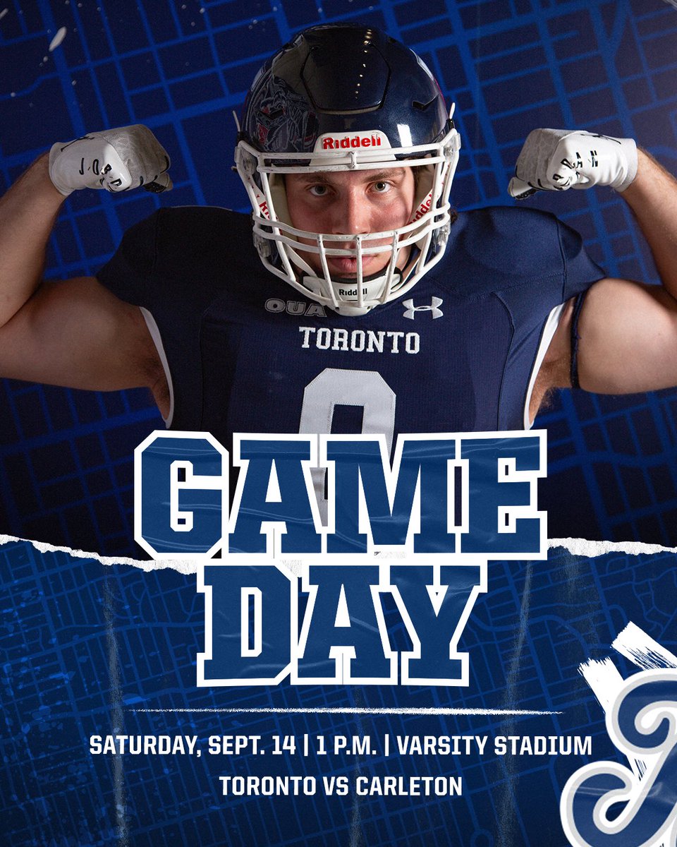 HERE. WE. GO!

🏈 vs Carleton
📍 Varsity Stadium
⏰ 1:00pm
🎟️ varsityblues.ca/tickets