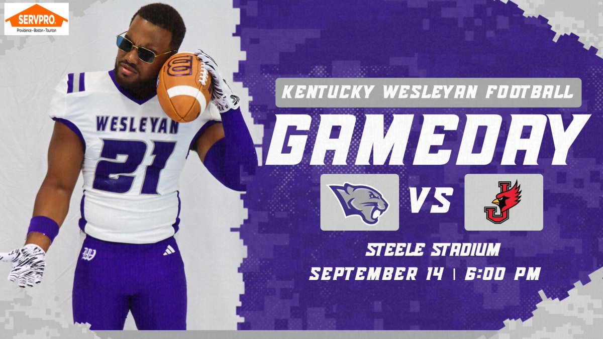 KWC Panthers (@kwcpanthers) on Twitter photo Week 2 in Under the Lights. <a href="/kwc_football/">Kentucky Wesleyan Football</a> takes on William Jewell.
📍-Owensboro, KY
⌚️- 6PM
📺 - bit.ly/45t8w0b
📈 - bit.ly/3RqvNM4
🎟️ - bit.ly/3TguH5s Week 2 in Under the Lights. <a href="/kwc_football/">Kentucky Wesleyan Football</a> takes on William Jewell.
📍-Owensboro, KY
⌚️- 6PM
📺 - bit.ly/45t8w0b
📈 - bit.ly/3RqvNM4
🎟️ - bit.ly/3TguH5s