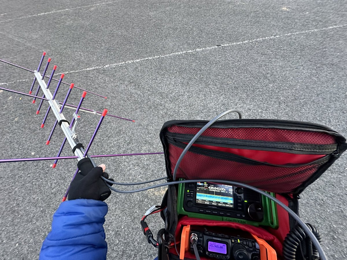 ¡Buena y fresca mañana de satélites 🛰️! 
Gracias a EA4HRJ, M1DDD, EA2BW, M5JFS y EA1CQP