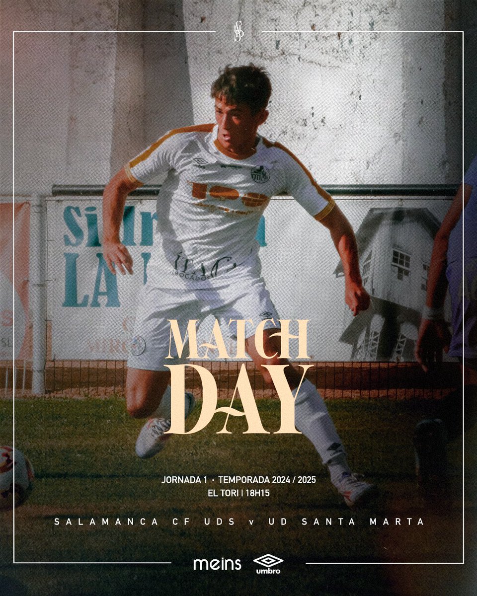 BaseUDS's tweet photo. #UDSJuvA | ⚽️ 𝐌𝐀𝐓𝐂𝐇𝐃𝐀𝐘 |

¡Hoy comenzamos la liga! 🆙

⏰ 18:15 horas
🆚 @UDSantaMarta
🏟️ El Tori

#CanteraUDS | #ElDespertarDeLaUnión https://t.co/L7KnlWXe3t