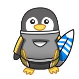 sheep_chang3's tweet photo. サーファーペンギンが出現!
超可愛いペンギンをもっと引っ越しさせよう！ https://t.co/WBhtI3LQuY