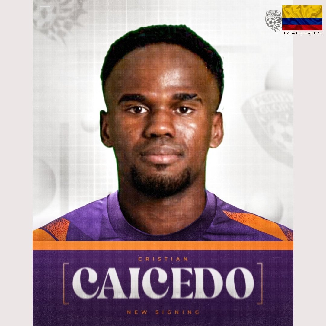 🚨OFICIAL🚨

🇨🇴✍️Cristian Caicedo extremo de 22 años es nuevo jugador de Perth Glory (Primera División de Australia), llega como agente libre tras terminar contrato con Orsomarso🇨🇴. Firma por una temporada, hasta 30 de junio de 2025.