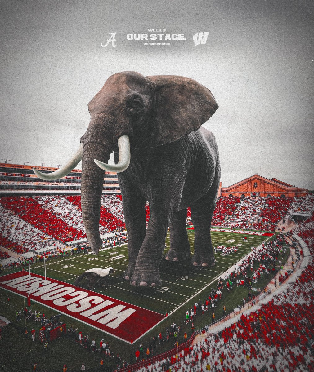 Our Stage! 🏟️

#RollTide
