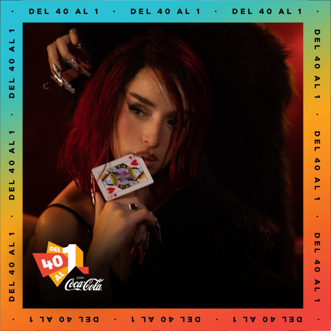 Del40al1_es's tweet photo. Medalla de plata:
#2 (+3) @lolaindigomusic LA REINA
#Del40al1CocaCola https://t.co/OQpIC1ABtK