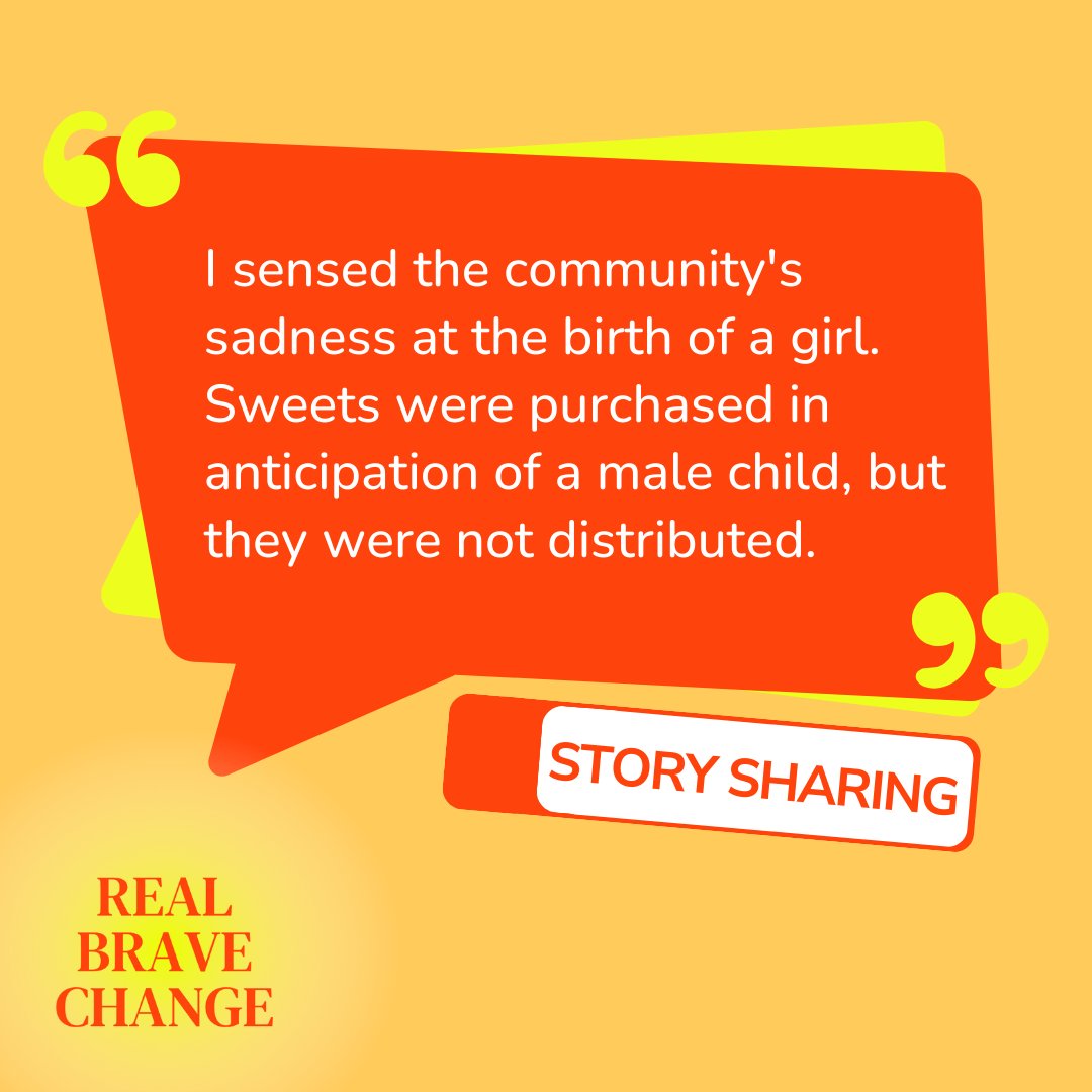 UNGEI's tweet photo. Deep-rooted gender biases continue to exist in many communities, even when a child is born.
It’s time to change the narrative & celebrate every child’s birth equally.
Challenge these biases and help drive #RealBraveChange 🙋♀️ https://t.co/K96DQR08fJ https://t.co/BNInwptAyS