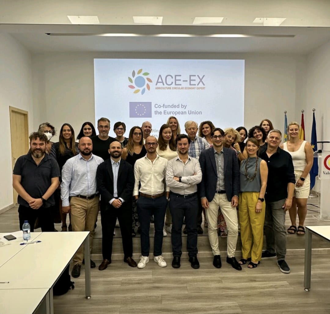 Honoured to represent @SoftcareStudio at the Ace-ex Project meeting in Valencia, alongside founders <a href="/RealityNomad/">Valentino Megale 🥽</a> and  Bruno Lenzi. 

The project is focused on #CircularEconomy practices in agriculture.  Our team will contribute #VR  and serious game software development!