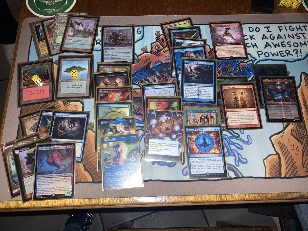 CubeVitational's tweet photo. With my #CubeVitational Qualifiers all done, it’s time for player practice and #MtGCube tweaking :) 

📦 Power Combo Cube - 400 cards
🥇@DD_Pruijt / Hero Lands Nonsense
🥈Matt Resnick / Vanquisher Reanimator
🥉Bart Rossmark / Mardu Hatebears
🏅Peter Florijn / Tinker Twin https://t.co/lYwjVEK5dz
