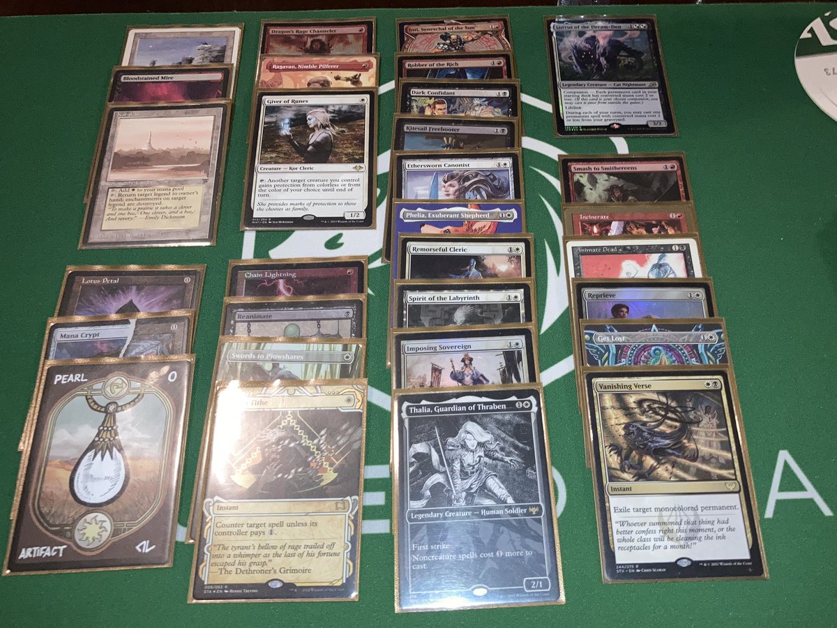 CubeVitational's tweet photo. With my #CubeVitational Qualifiers all done, it’s time for player practice and #MtGCube tweaking :) 

📦 Power Combo Cube - 400 cards
🥇@DD_Pruijt / Hero Lands Nonsense
🥈Matt Resnick / Vanquisher Reanimator
🥉Bart Rossmark / Mardu Hatebears
🏅Peter Florijn / Tinker Twin https://t.co/lYwjVEK5dz