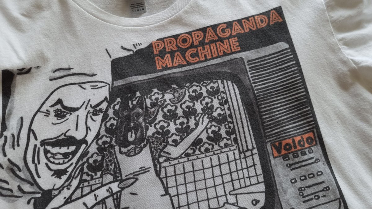 producerspark's tweet image. Chatting with the absolute 🐐 @nunnyb1 this week, reminded me to rep the #PropagandaMachine tee today. ✊🏼
@AmandaLorean101 @kyle_meldrum @JamInnit @voldomusic