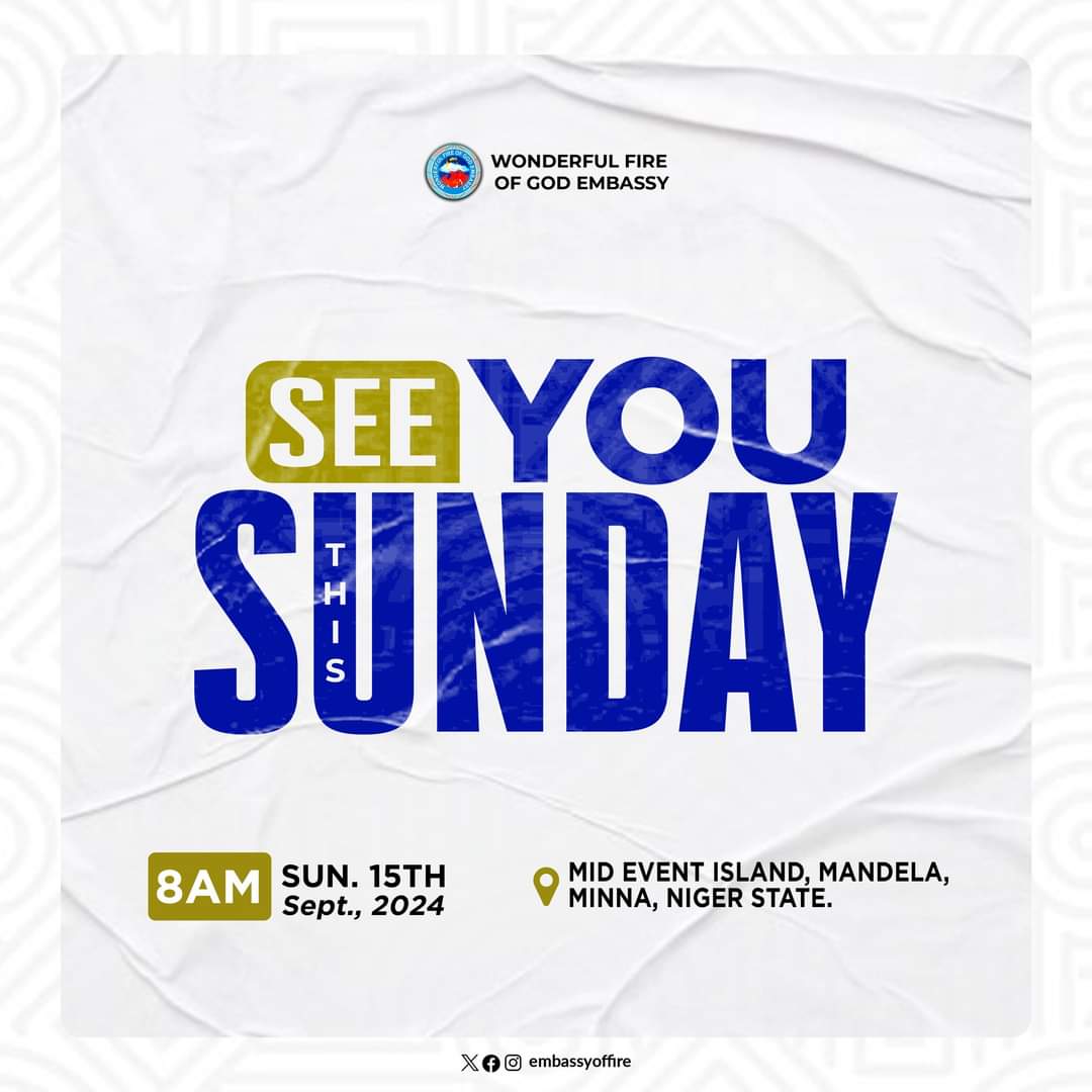 The more we are been built up by the light of God's word, the more we become strengthened to carry out God's will and show forth his good  pleasure in our day.

#Embassyoffire #ChurchWithoutWalls #NewEra #SundayService #YearofCelebration #ApstDRDBAdebayo