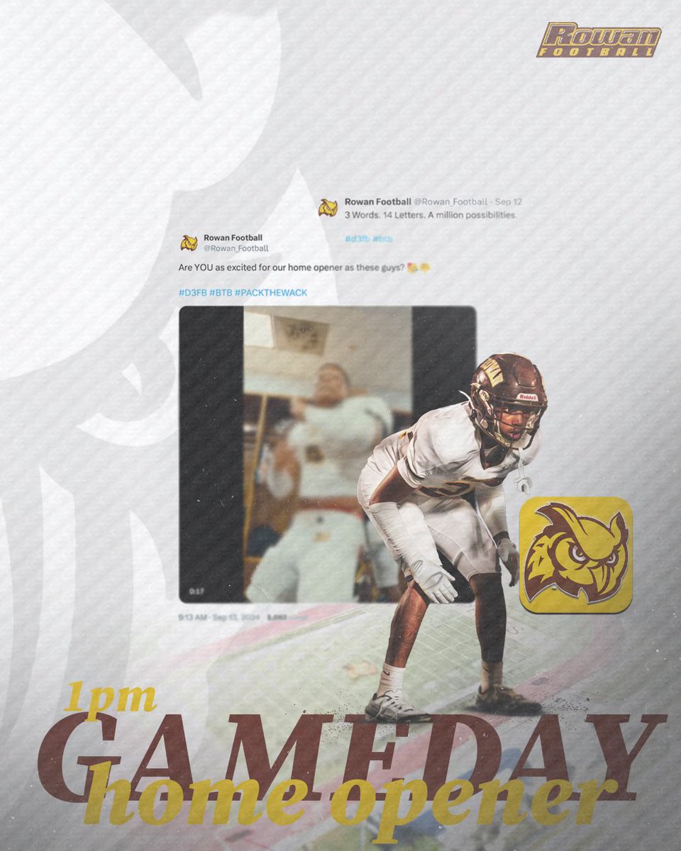 Rowan_Football's tweet photo. No place quite like home 😤🐺🏠

#D3FB #BTB #PACKTHEWACK https://t.co/s1eKQAcHls