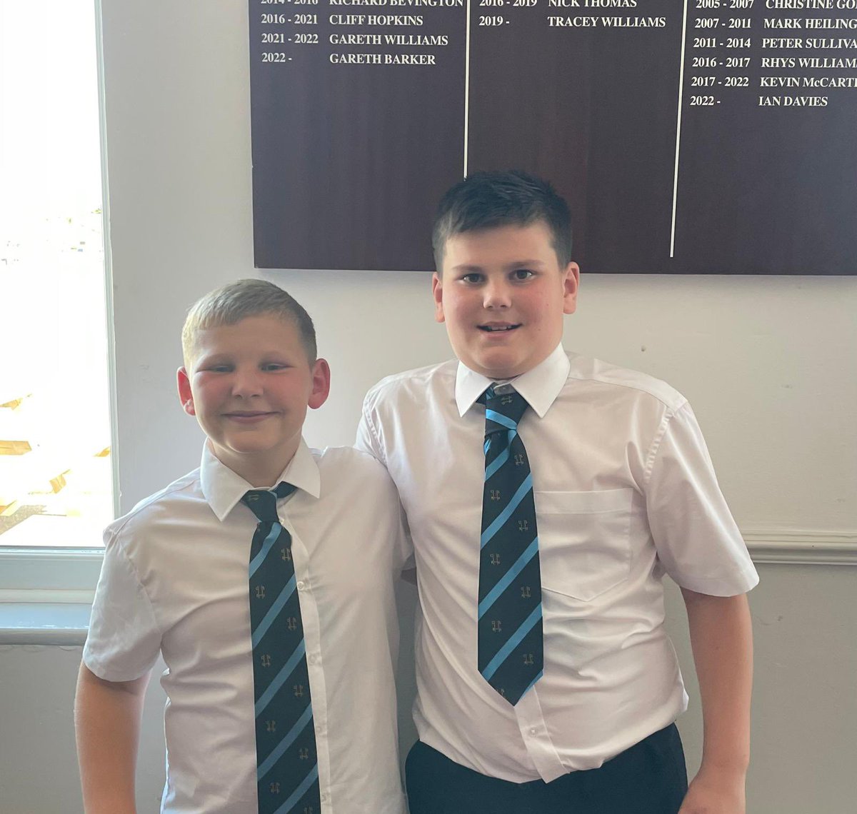 Bailey Harrigan and Theo Richards both captained Cardiff schools u11’s teams today, proud is an understatement #Elyboys