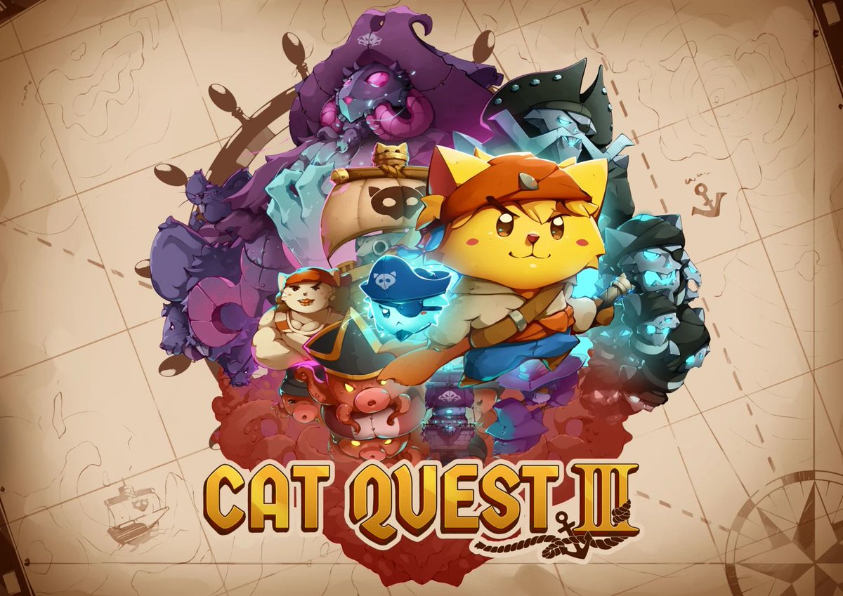 TestingBuddies's tweet photo. 🐾 Segel setzen in Cat Quest III! Neue Abenteuer mit viel Piratenflair und Katzen-Action! Erfahre mehr im Test 👉 https://t.co/vPfg9qKV2I 
#CatQuestIII #PirateAdventure #IndieGames #testingbuddies @Cosmocover https://t.co/Wy18S6fwr4
