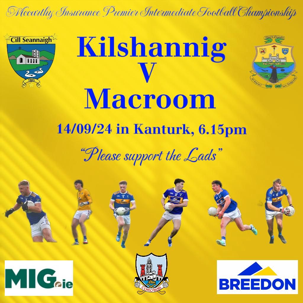 Support Kilshannig 💙💛
