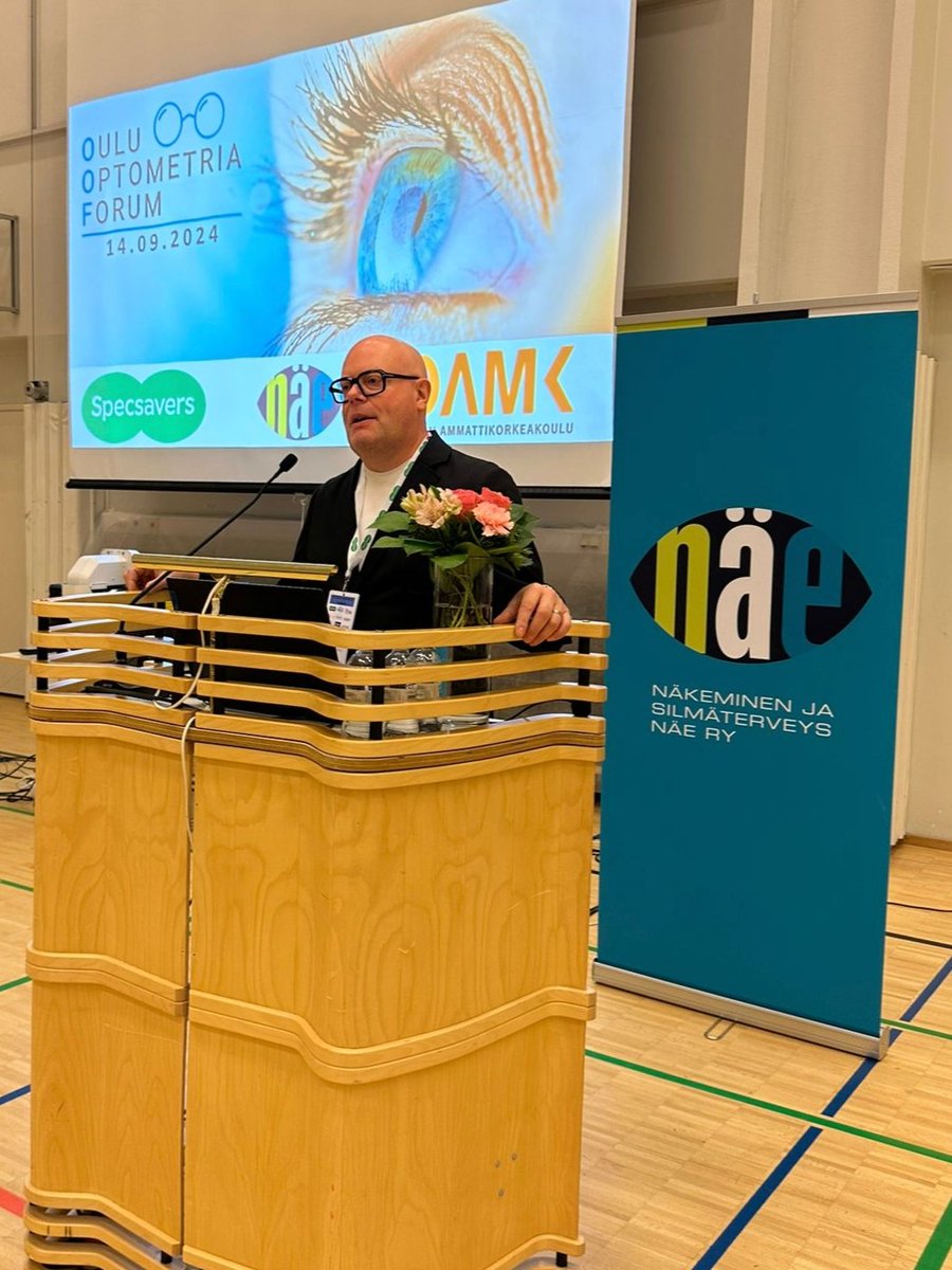 Juuri avasin #ouluoptometriaforum 2024! Upea päivä, joka toteutetaan <a href="/oamk_ouas/">Oamk</a> #optometristi- opiskelijoiden opinnäytetyönä yhteistyössä <a href="/naetoimiala/">Näe ry</a> organisaation kanssa.
...Ja mikä parasta, mukana yli 200 optisen alan ammattilaista!
#silmäterveys #optikko #näkö
