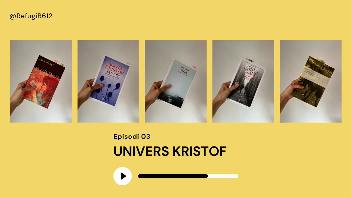 👀 Kristof, Kristof i més Kristof!
A les 12.00 h, tindreu nou episodi disponible a Spotify!

🎧 03. Univers Kristof
🚀 #refugib612