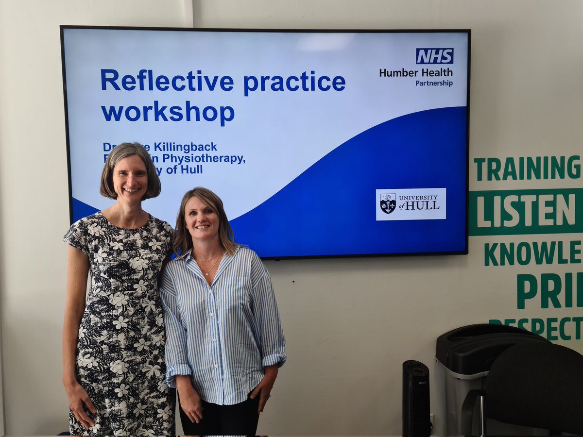 So proud to announce the launch of <a href="/HullHospitals/">Hull University Teaching Hospitals NHS Trust</a>  AHP Preceptorship programme. First sessions: workshops by Dr Clare Killingback, reader in physiotherapy <a href="/HullUniPhysio/">Hull Uni Physiotherapy</a> &amp; Michelle Naylor <a href="/HullUniPhysio/">Hull Uni Physiotherapy</a> <a href="/NHSHHP/">NHS Humber Health Partnership</a> - professionalism, civility and reflective practice. Busy day!