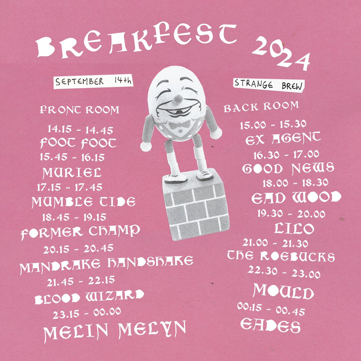 The big day is here! Join us from 2pm @strangebrewbriz for what promises to be an absolute belter. Few tickets left via Headfirst, any remaining will be available on the door: hdfst.uk/e103801