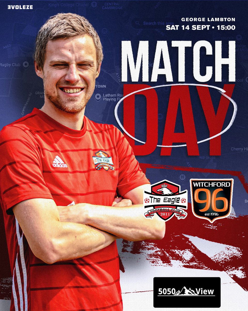 The Eagle Football Club (@theeaglefc2011) on Twitter photo ๐ต๐ฑ MATCHDAY! ๐ฅ
Today finally marks the start of our season as we welcome <a href="/W96_res/">Witchford 96 Res</a>!
---
โฝ๏ธ Cambs County League Div 1B
๐๏ธ Witchford 96 Reserves
๐ George Lambton Playing Field
๐ CB8 7BE
๐ค 19ยฐC
๐ฎโโ๏ธ Carlton Joseph ๐ต๐ฑ MATCHDAY! ๐ฅ
Today finally marks the start of our season as we welcome <a href="/W96_res/">Witchford 96 Res</a>!
---
โฝ๏ธ Cambs County League Div 1B
๐๏ธ Witchford 96 Reserves
๐ George Lambton Playing Field
๐ CB8 7BE
๐ค 19ยฐC
๐ฎโโ๏ธ Carlton Joseph