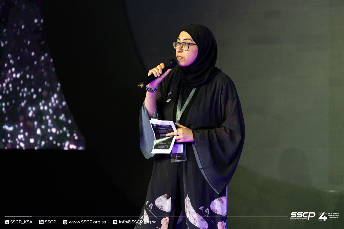 SSCP_KSA's tweet image. It’s official!
The #SSCP24 Clinical Pearls Competition for Professionals has started! Hosted by: Dr. Areej Abu Mostafa #InfiniteKnowledge