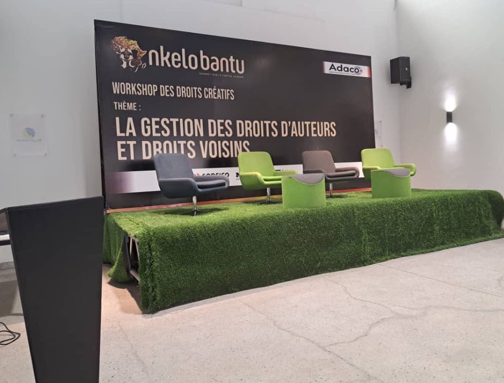 A l’occasion de la journée africaine des droits d’auteurs et droits voisins, <a href="/adaco_rdc/">ADACO</a>  et <a href="/NkeloBantu/">Nkelo Bantu</a> organisent une table ronde autour des droits créatifs afin de faire le point sur la situation et trouver des solutions durables pour enfin mettre la #RDC dans le droit chemin.