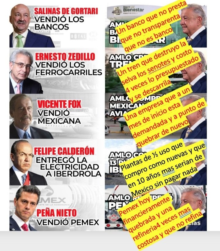 wsermaatra22's tweet photo. @YahuacaJor29330 @lopezdoriga @RosalindaQpross ¿Cuáles logros imbécil? Un AIFA y un tren Maya que tenemos que subsidiar. Una refineria que no refina y que a cada rato se inunda. Que el porro se acabó los miles de millones de pesos que le dejaron los corruptos prianistas y nos endeudó con 7 billones de pesos estúpid0. https://t.co/hPYVLQKB3i