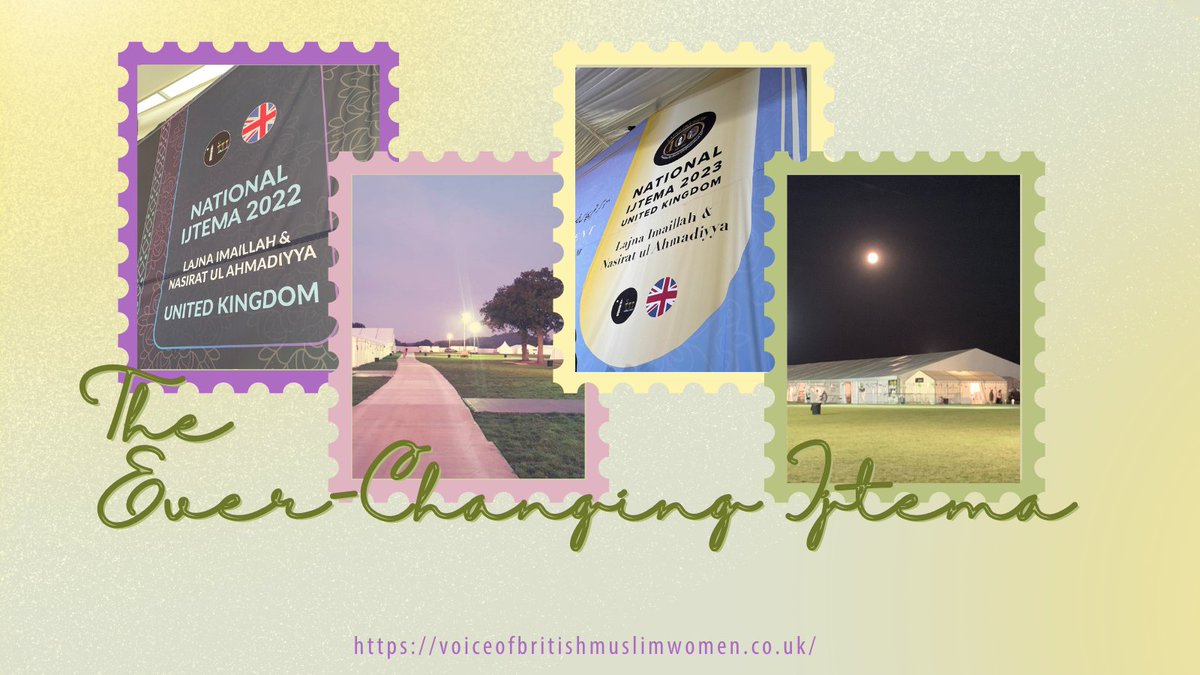 LajnaUK's tweet photo. Looking back at the past not only helps us to understand our present, but also our future. Nooresahar Ahmad reflects on our ever-changing Ijtema. #LajnaUKIjtema 

https://t.co/RWS72ivIl9 https://t.co/yUp5NSijuL