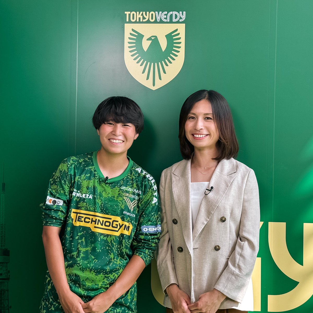 koyama_kie's tweet image. 【#鮫島彩】

明日、9/15(日)21:55〜
NHK『サンデースポーツ』の
スタジオにお邪魔します🦈

選手インタビューにも
チャレンジさせていただきました🎤

初めて外から見るWEリーグ。
いよいよ開幕です✨

#WEリーグ開幕

#ＳＯＭＰＯWEリーグ 
￼ #日テレ東京ヴェルディベレーザ
#木下桃香 選手