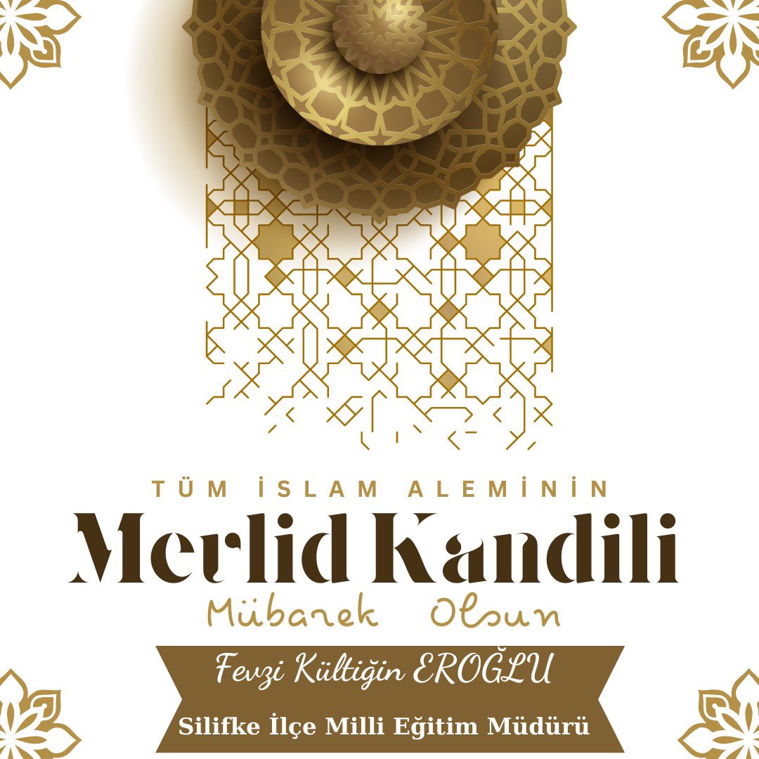 Tüm İslam aleminin mevlidi kandili mübarek olsun