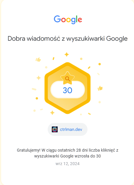 salomonomario's tweet image. 30 Google Search clicks in 28 days! 🎉 Jun: 5 → Sep: 30
Sharing real web dev &amp;amp; indie hacker experiences. AI-assisted, human-crafted authenticity. $0 on marketing, just genuine content.
#WebDev #IndieHacker #AIAugmented