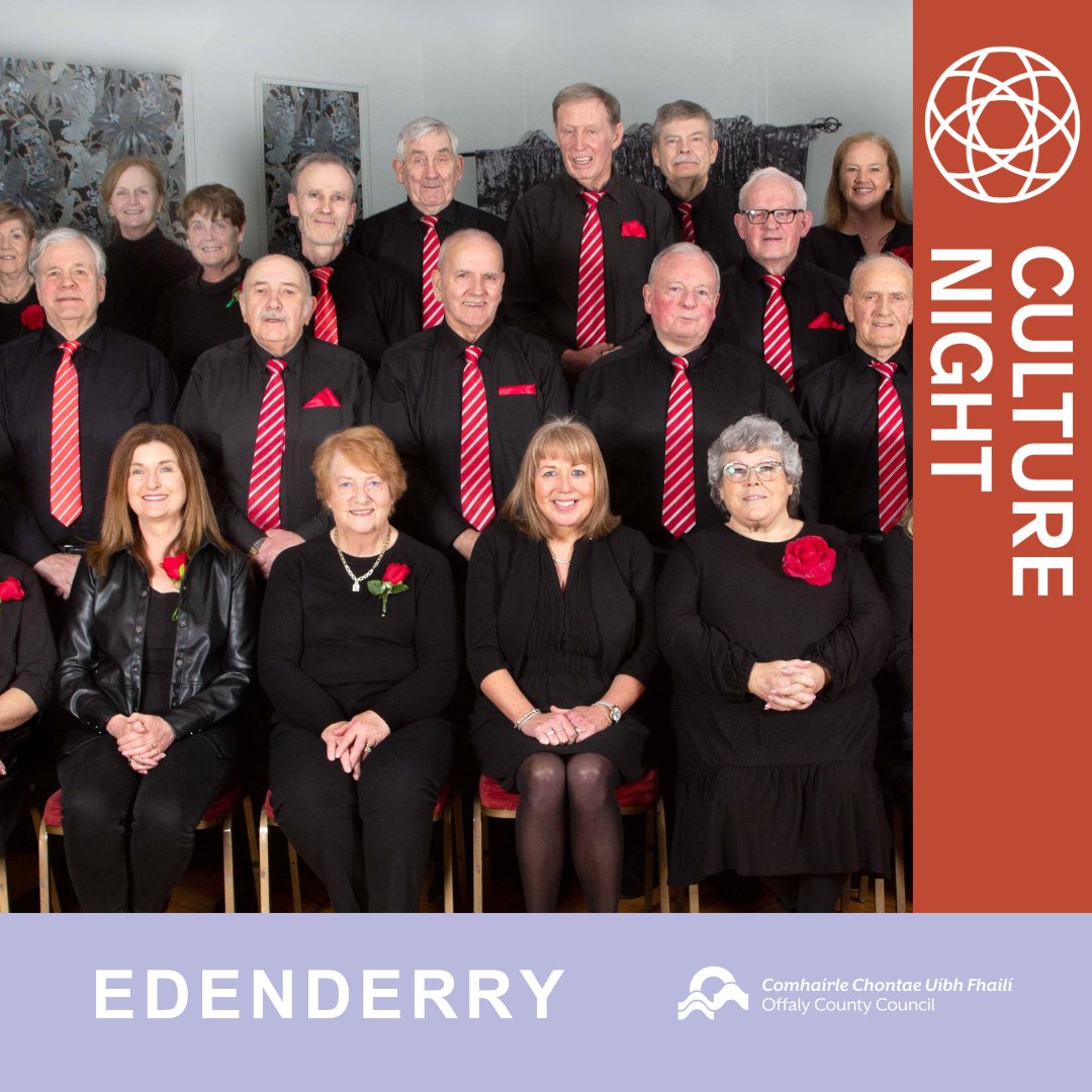 Offaly Arts (@offalyarts) on Twitter photo AUTUMN AIRS - Eden Chorale, a mixed-voice community choir, will perform a varied selection from an ever-expanding repertoire
📍 Edenderry Library, Edenderry
⏰ 6pm
📆 20 Sept 2024
🎫FREE ADMISSION but booking via edenderrylibrary@offalycoco.ie
#CultureNight #OícheChultúir AUTUMN AIRS - Eden Chorale, a mixed-voice community choir, will perform a varied selection from an ever-expanding repertoire
📍 Edenderry Library, Edenderry
⏰ 6pm
📆 20 Sept 2024
🎫FREE ADMISSION but booking via edenderrylibrary@offalycoco.ie
#CultureNight #OícheChultúir
