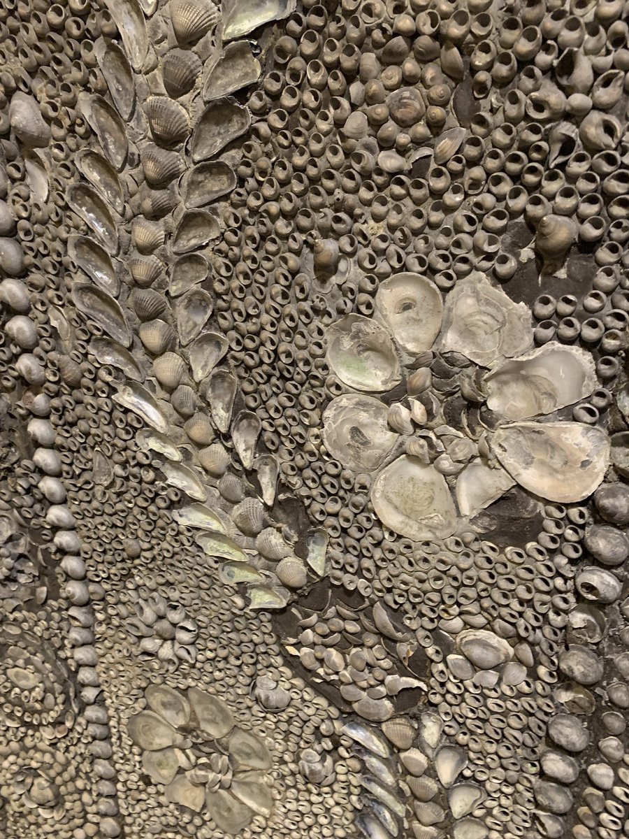 The quirky but rather delightful shell grotto I visited in Margate yesterday: