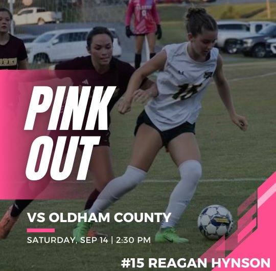Your Lady Gators are at Home and it’s Pink Out 
Come on out support your lady Gators 
JV play 1pm 
Varsity plays 2:30pm
