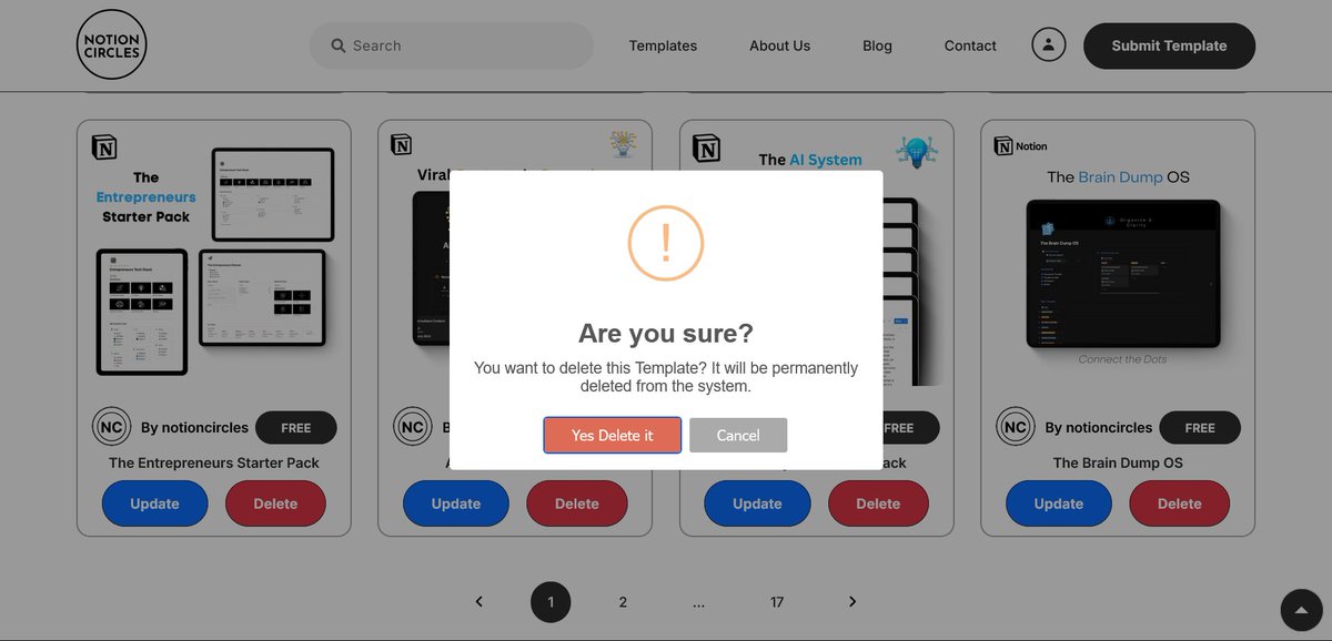 notioncircles's tweet image. 🚀 Exciting update on Notion Circles! 🎉
Now you can easily update or delete your templates with just one click! 🔥
Manage your templates hassle-free. Check out the new feature live now✨
Go to : notioncircles.com/my-templates/
#NotionTemplates #NotionMarketplace #buildinpublic