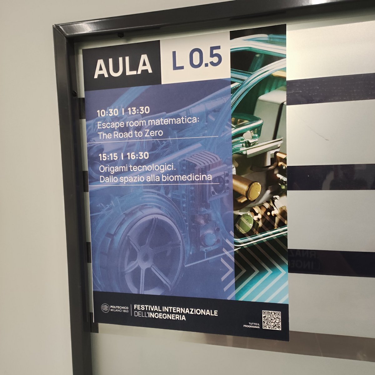 Nicolò Cangiotti (@canjioh) on Twitter photo ⚛️🤖🔬 Tutto pronto al Campus Bovisa La Masa per le incredibili esperienze matematiche immersive al Festival Internazionale dell'Ingegneria 2024! <a href="/polimi/">Politecnico di Milano</a> ✨🧪🌍
#festivadellingegneria #escaperoom #origami ⚛️🤖🔬 Tutto pronto al Campus Bovisa La Masa per le incredibili esperienze matematiche immersive al Festival Internazionale dell'Ingegneria 2024! <a href="/polimi/">Politecnico di Milano</a> ✨🧪🌍
#festivadellingegneria #escaperoom #origami