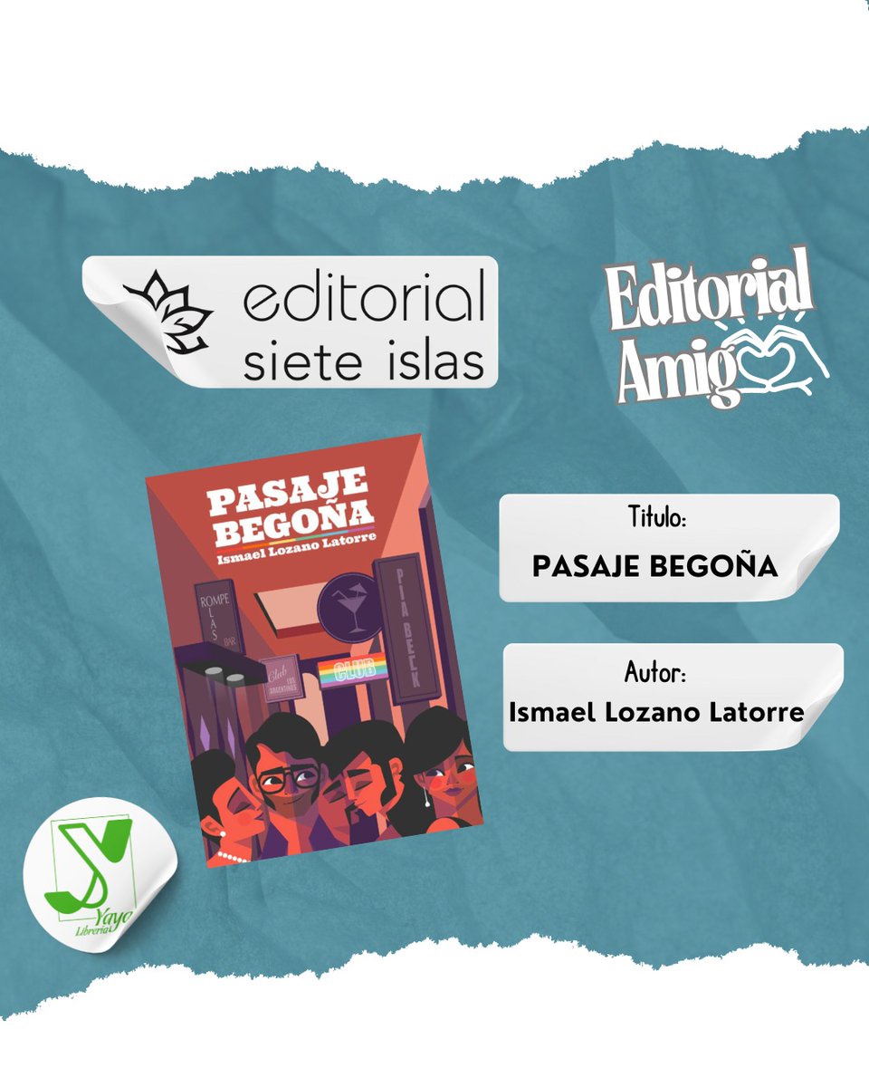 #pasagebegoña <a href="/LaSirenadeFamar/">Ismael LozanoLatorre</a>
<a href="/edsieteislas/">Editorialsieteislas</a>
La magia y la elegancia chocaron con la brutalidad y la injusticia del régimen franquista. Fusiles contra lentejuelas
¿Se puede volar cuando te han arrancado las alas?
#LibreriaYaya #Arucas #LasPalmasDeGranCanaria