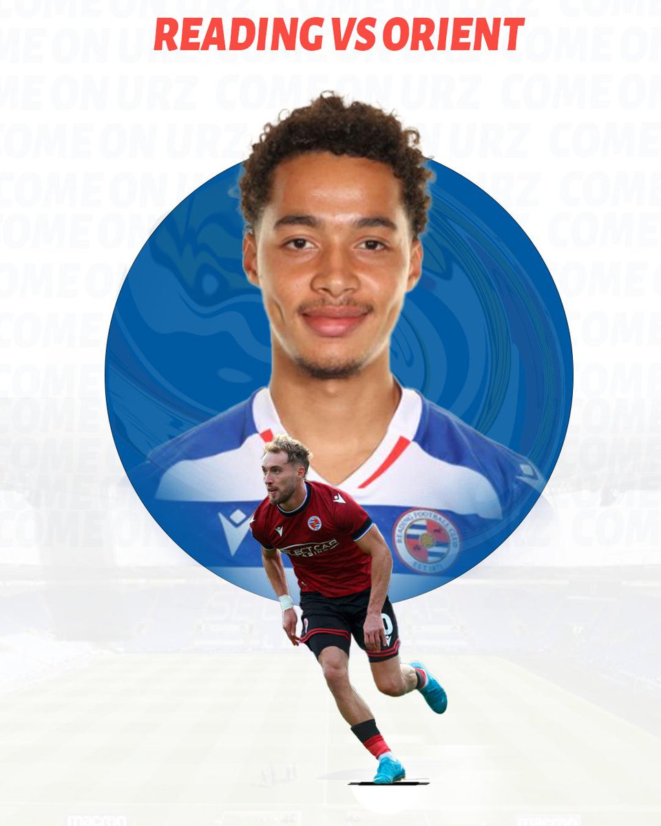 EvrythingRFC's tweet photo. MATCHDAY sponsored by @mystery_kitdrop

A possibility for new loanee Chem Campell to start. Will he shine?

🆚️LEYTON ORIENT 
📅14 SEPTEMBER 
⏰️15:00
🏟SCL STADIUM

Come on, urzzz.

#readingfc https://t.co/tnxvCNGcGU