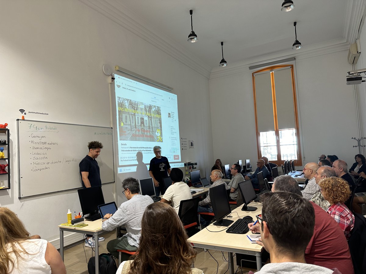 ScratchEd Meetup BCN tweet media