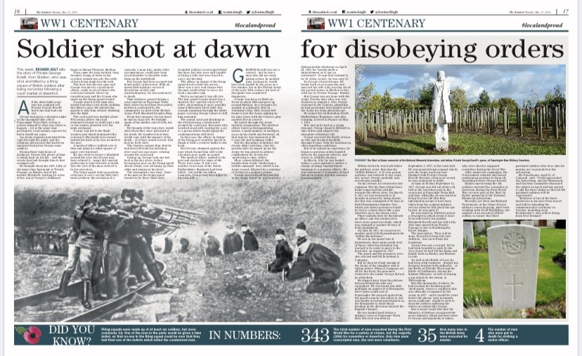 After visiting George’s resting place  in Belgium last month, I found a really interesting and thought-provoking article that gives details about George Everill’s life, service, and execution. 

staffordshiregreatwar.com/wp-content/upl…